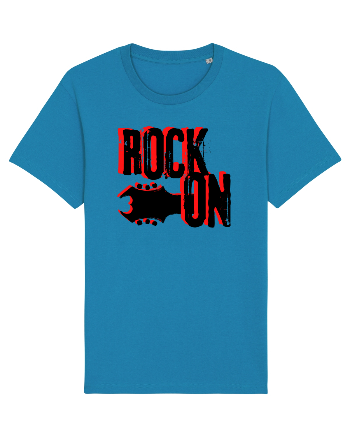 Tricou mânecă scurtă Unisex Rocker Azur