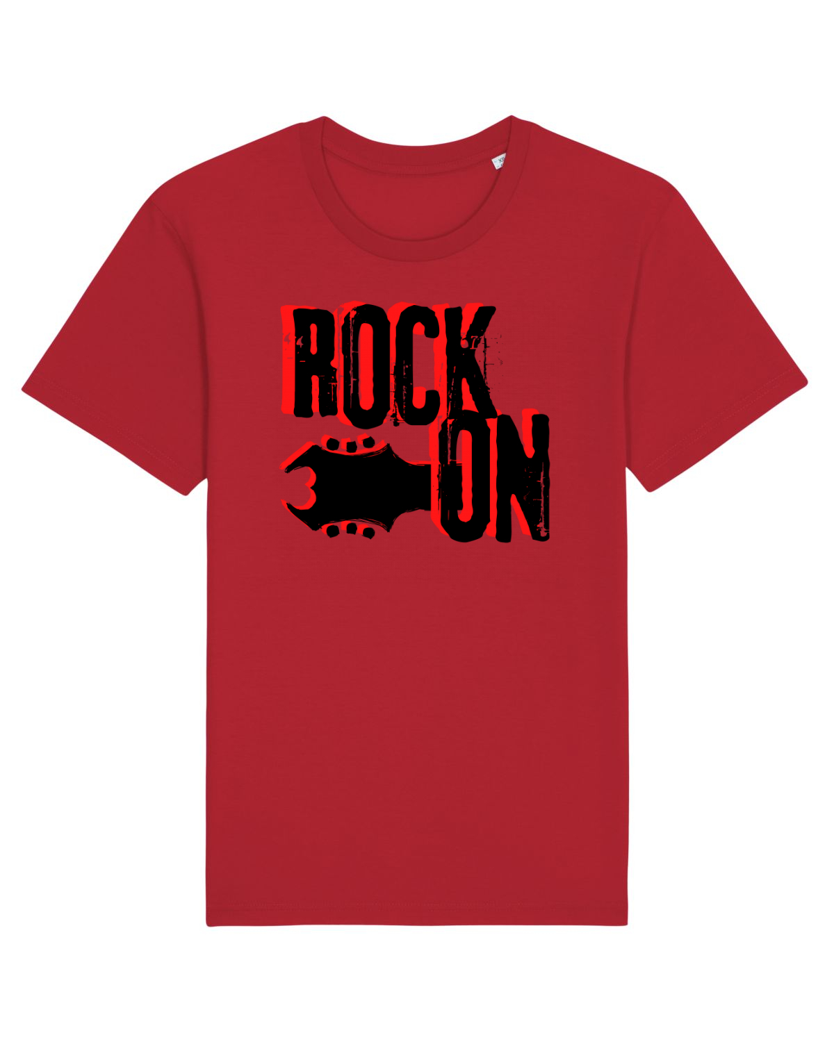 Tricou mânecă scurtă Unisex Rocker Red
