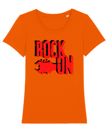 Rock Music Lover Bright Orange