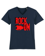 Rock Music Lover Tricou mânecă scurtă guler V Bărbat Presenter