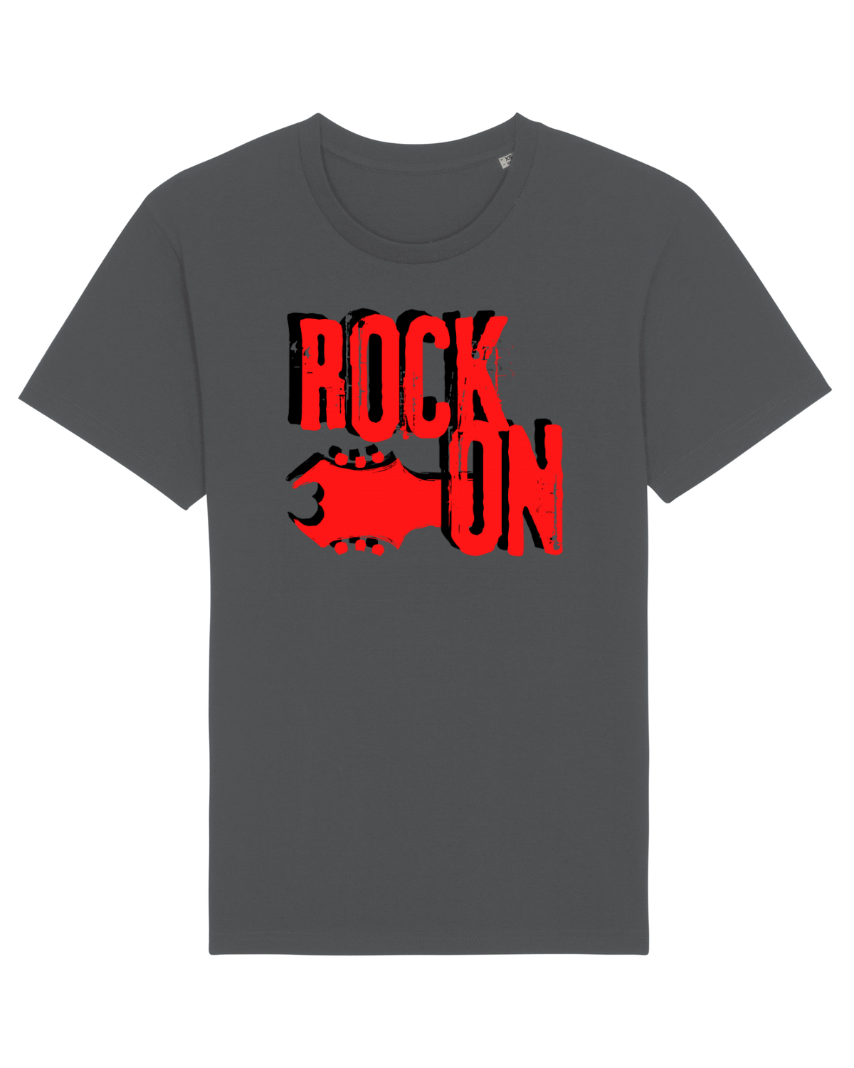 Tricou mânecă scurtă Unisex Rocker Anthracite