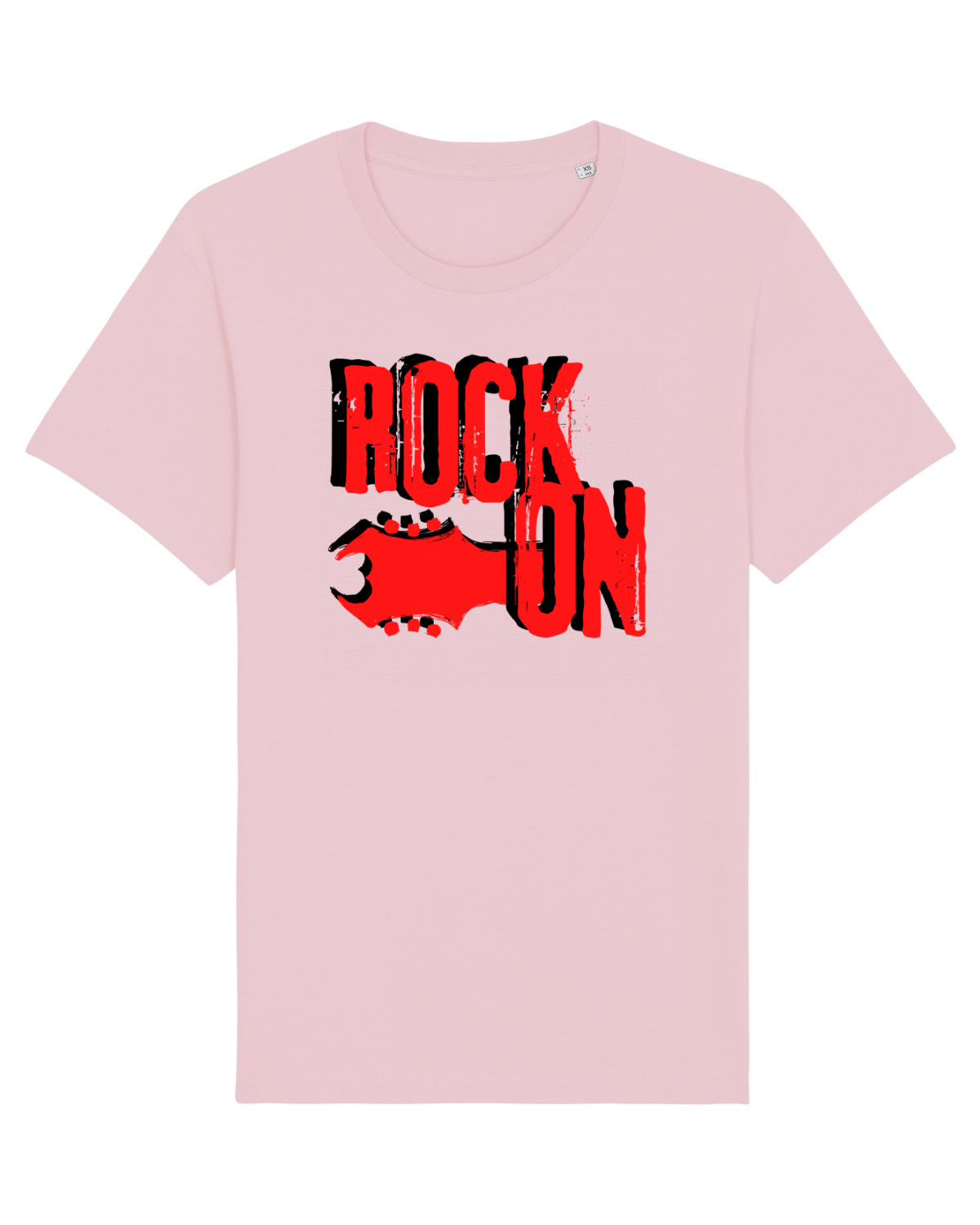 Tricou mânecă scurtă Unisex Rocker Cotton Pink