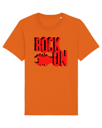 Rock Music Lover Bright Orange