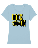 Rock Music Lover Tricou mânecă scurtă guler larg fitted Damă Expresser