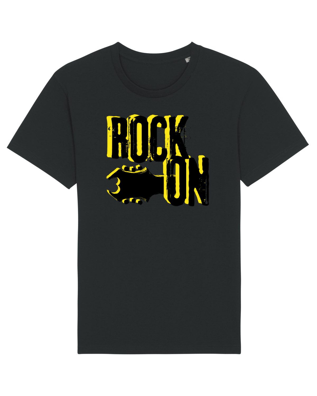 Tricou mânecă scurtă Unisex Rocker Black