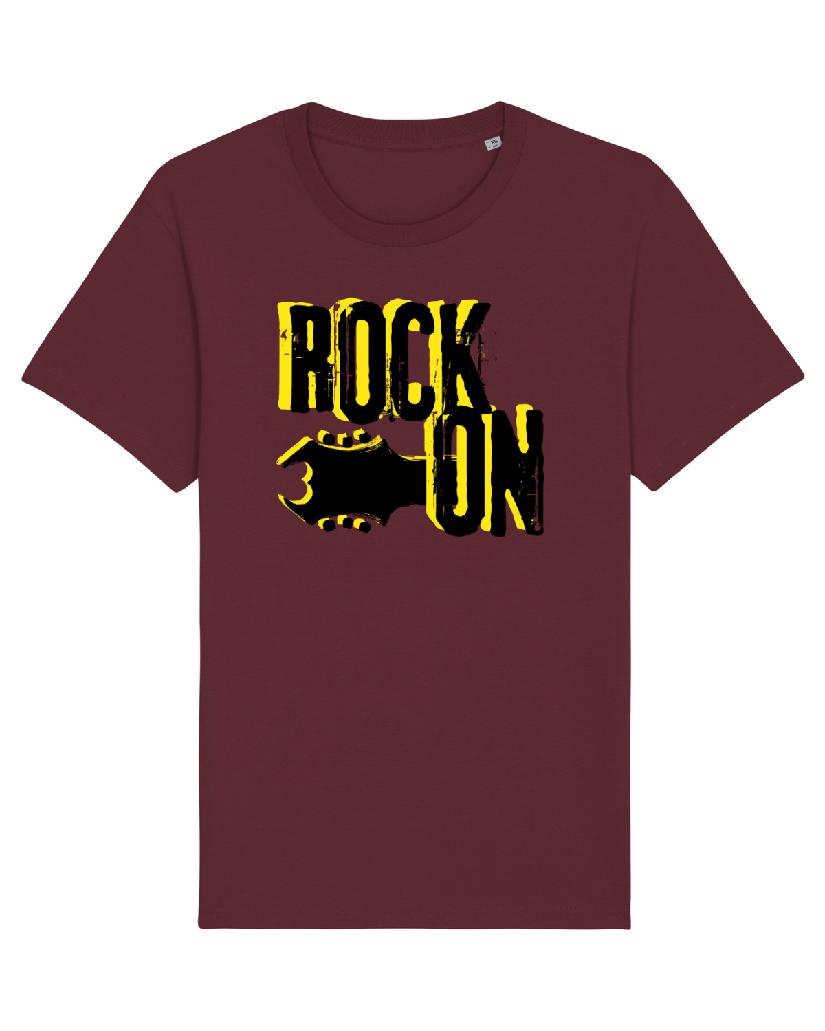 Tricou mânecă scurtă Unisex Rocker Burgundy