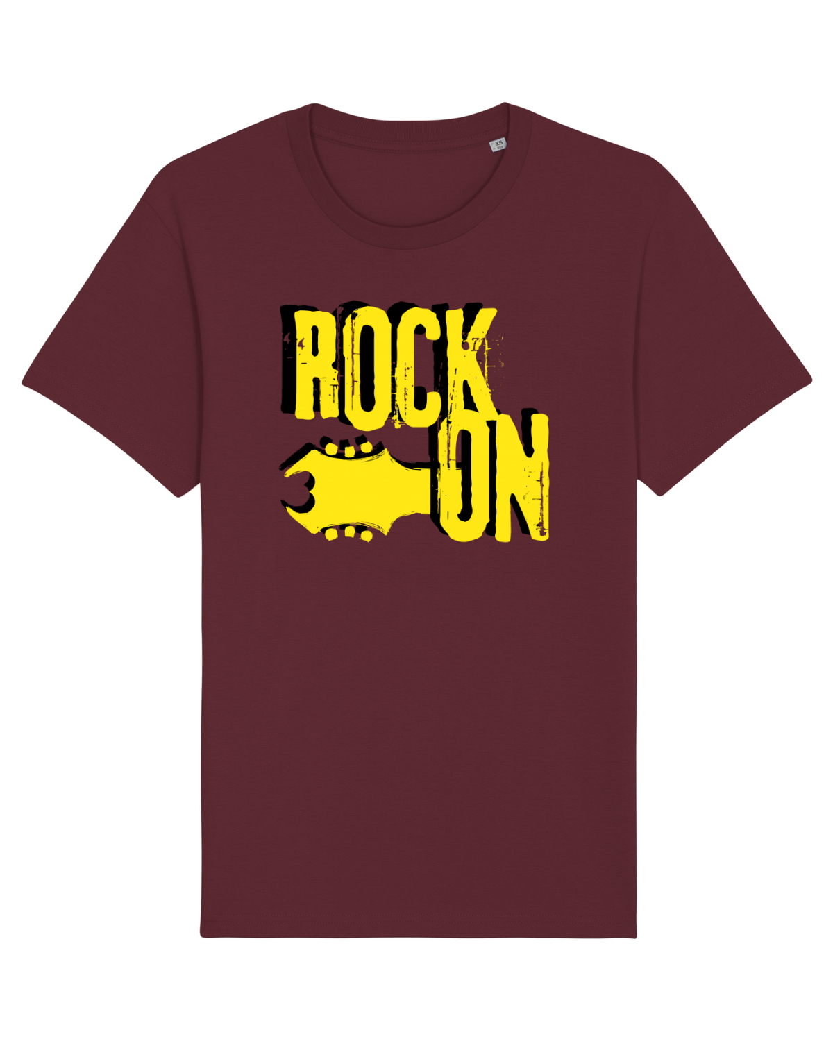 Tricou mânecă scurtă Unisex Rocker Burgundy
