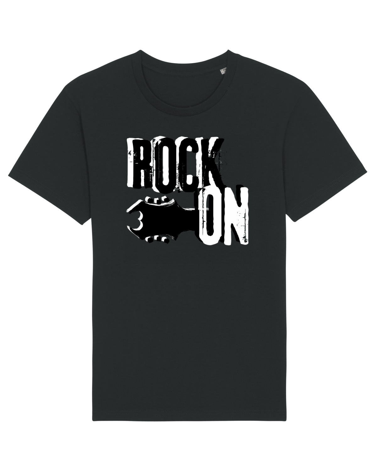 Tricou mânecă scurtă Unisex Rocker Black