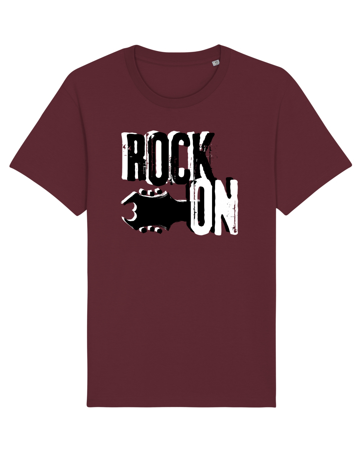Tricou mânecă scurtă Unisex Rocker Burgundy