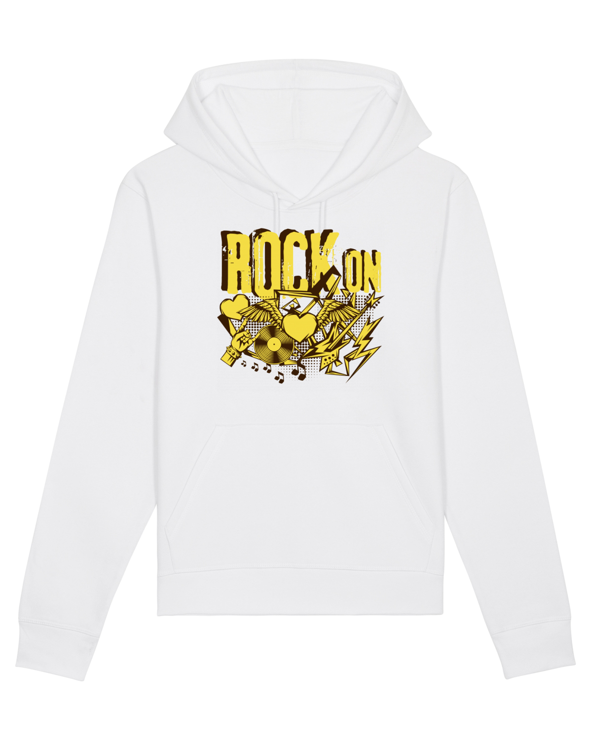 Hanorac Unisex Drummer White