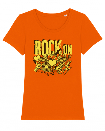 Rock And Roll Lover Bright Orange