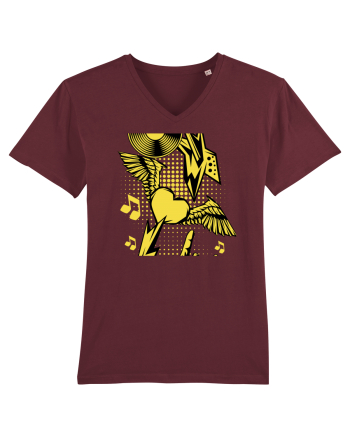 Rock And Roll Lover Burgundy