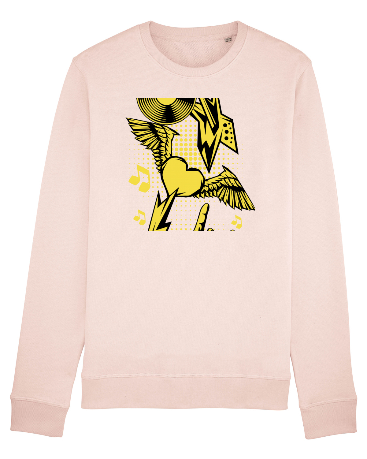 Bluză mânecă lungă Unisex Rise Candy Pink