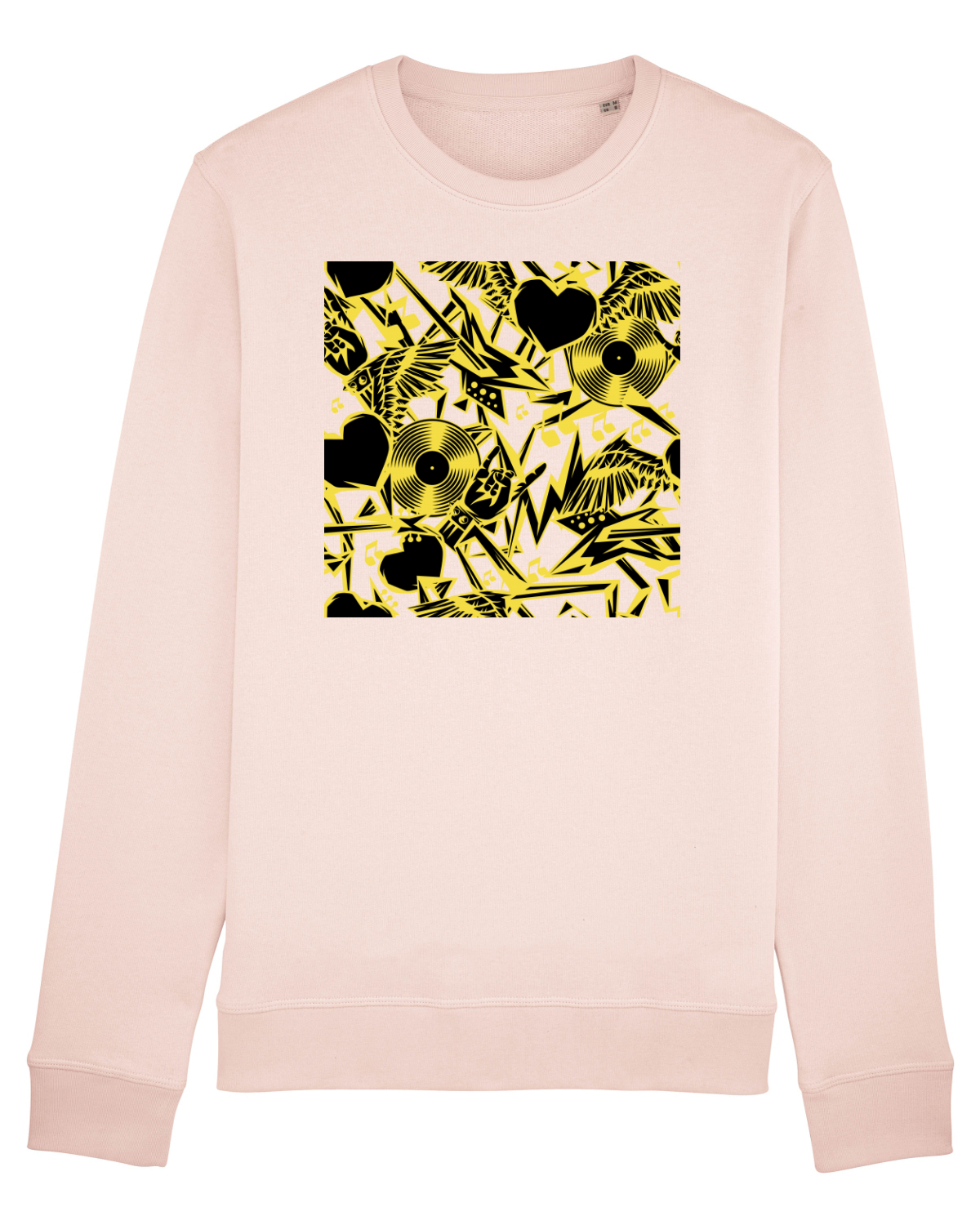 Bluză mânecă lungă Unisex Rise Candy Pink