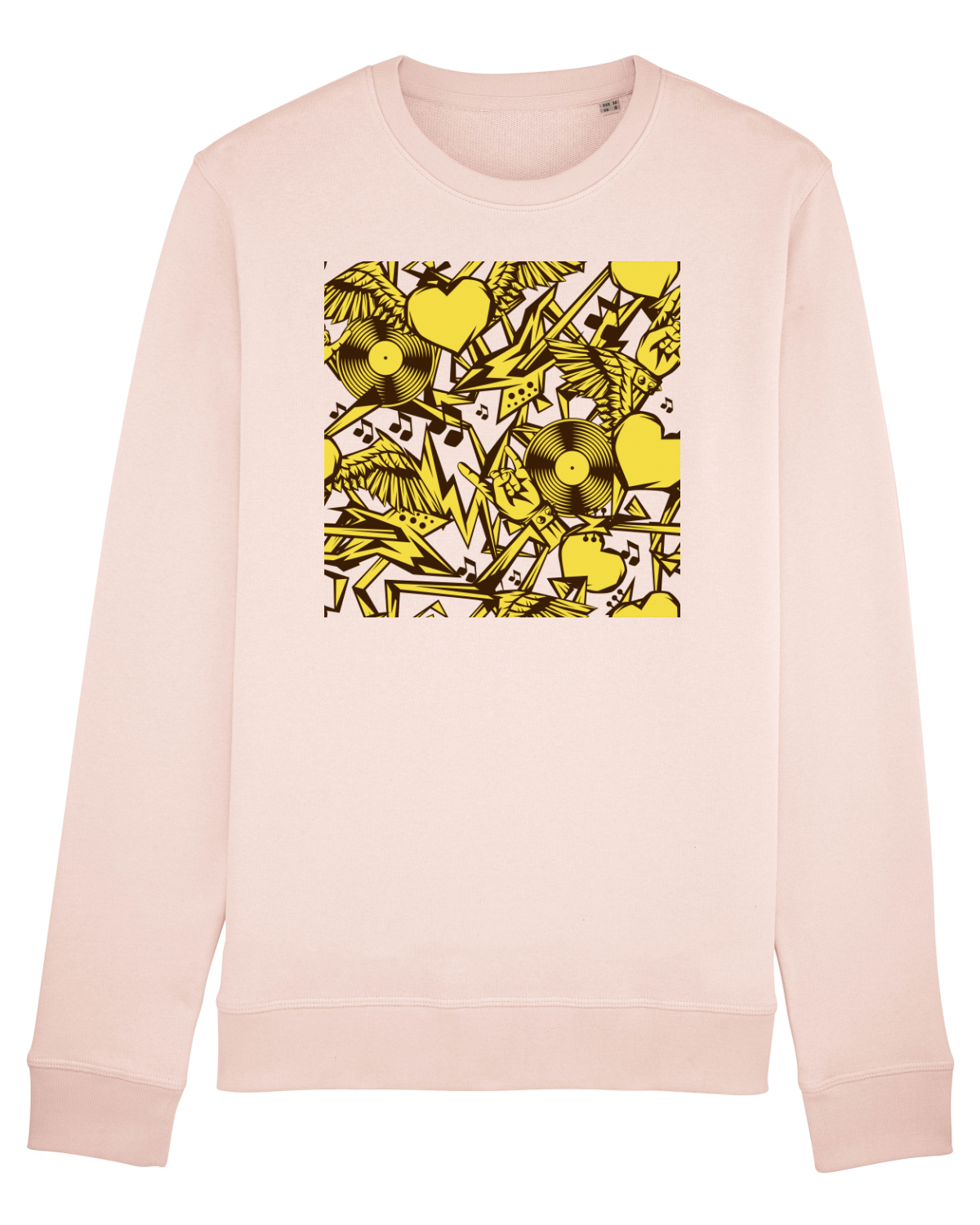 Bluză mânecă lungă Unisex Rise Candy Pink