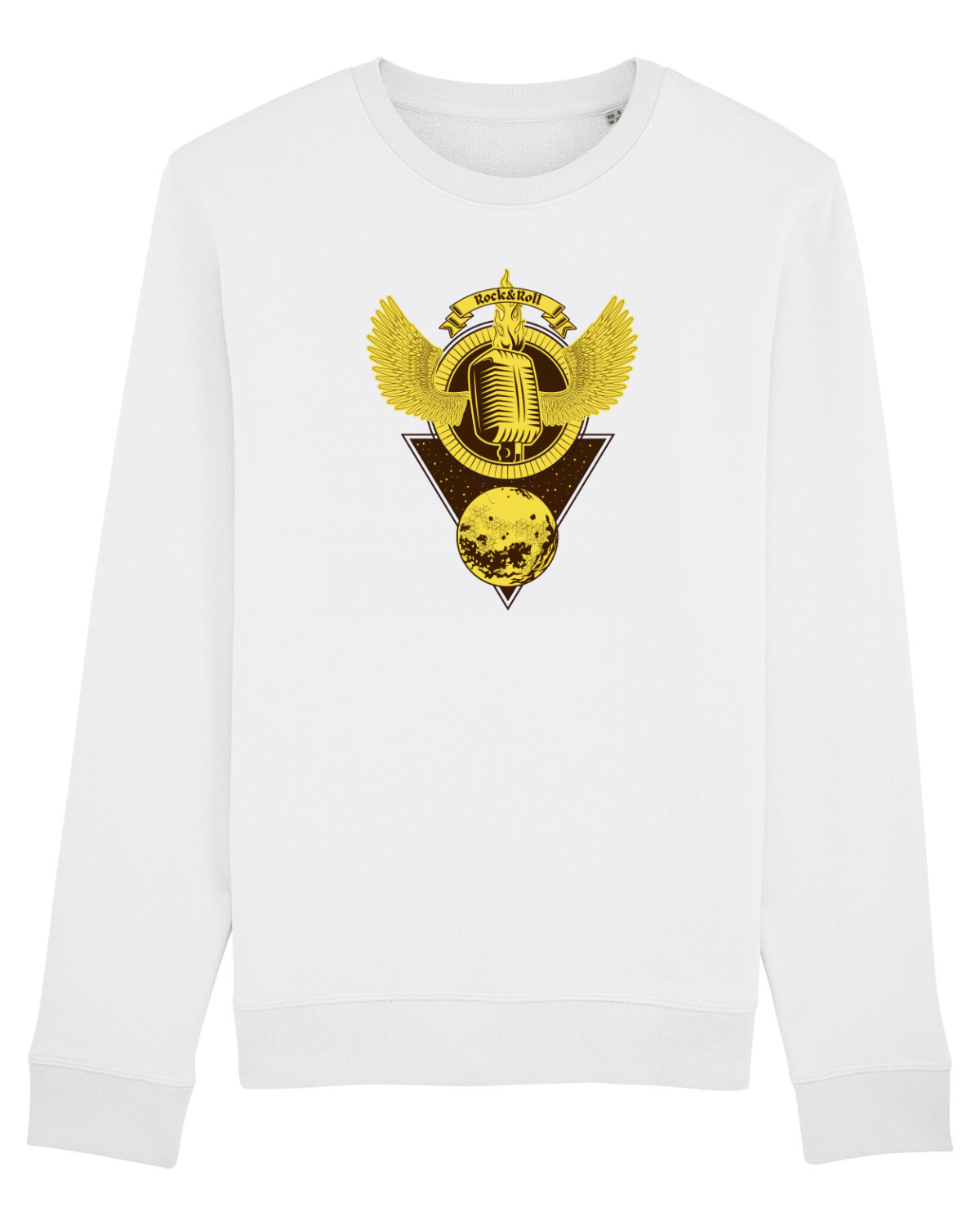 Bluză mânecă lungă Unisex Rise White