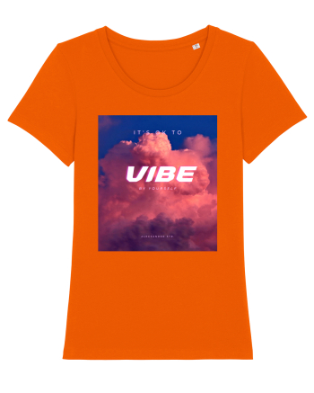 It's ok to vibe by yourself Bright Orange