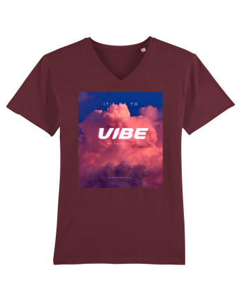 It's ok to vibe by yourself Burgundy
