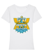 Personajul principal Tricou mânecă scurtă guler larg fitted Damă Expresser