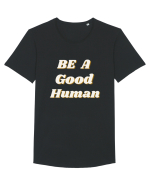 Be a good human Tricou mânecă scurtă guler larg Bărbat Skater
