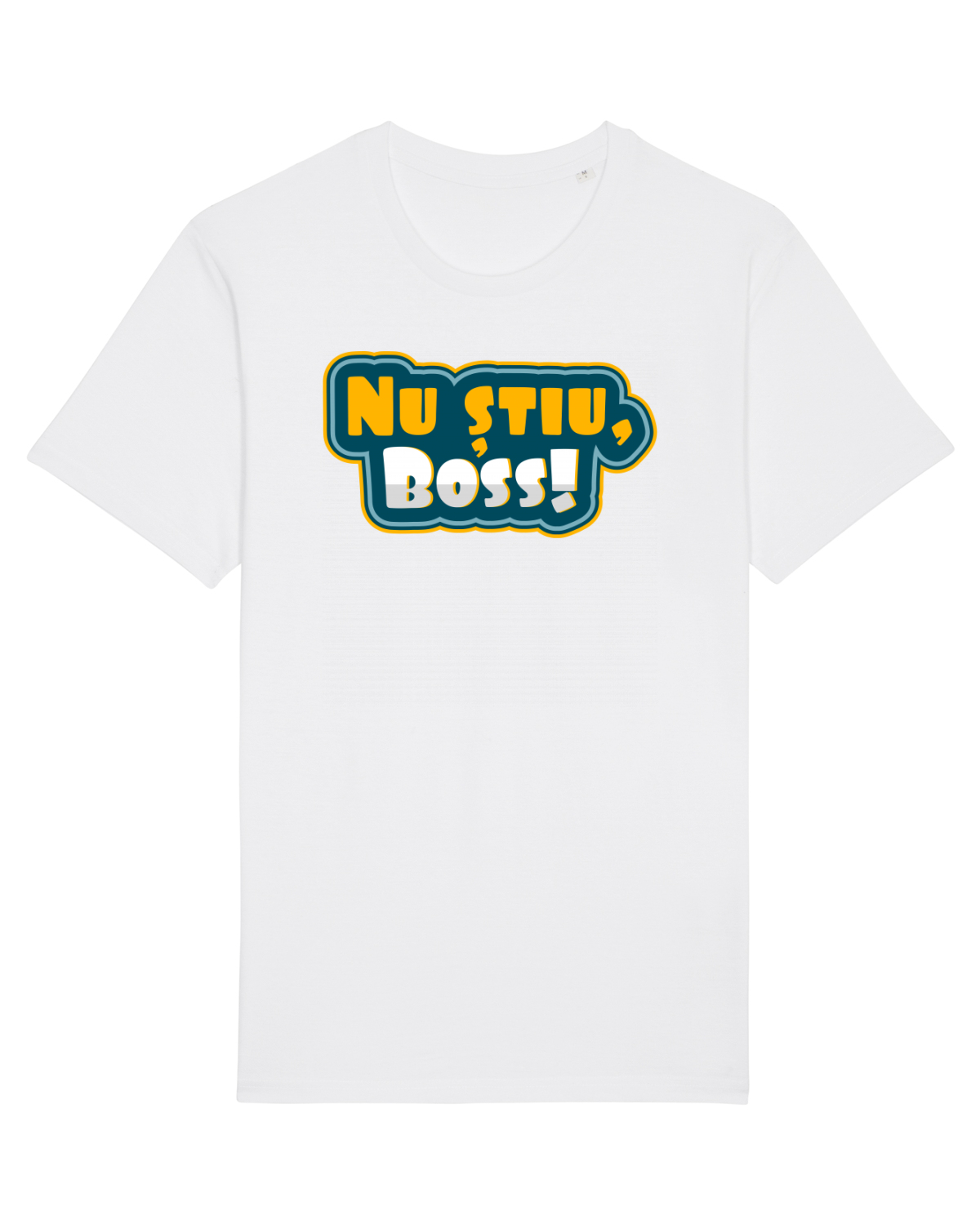Tricou mânecă scurtă Unisex Rocker White