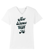 Slow dance with me Tricou mânecă scurtă guler V Bărbat Presenter