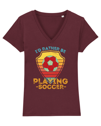 Pentru Iubitorii De Football  Burgundy