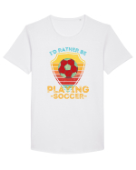 Pentru Iubitorii De Football  Tricou mânecă scurtă guler larg Bărbat Skater