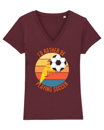 Pentru Iubitorii De Football  Burgundy
