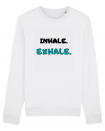 Inhale exhale Bluză mânecă lungă Unisex Rise
