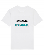 Inhale exhale Tricou mânecă scurtă Unisex Rocker