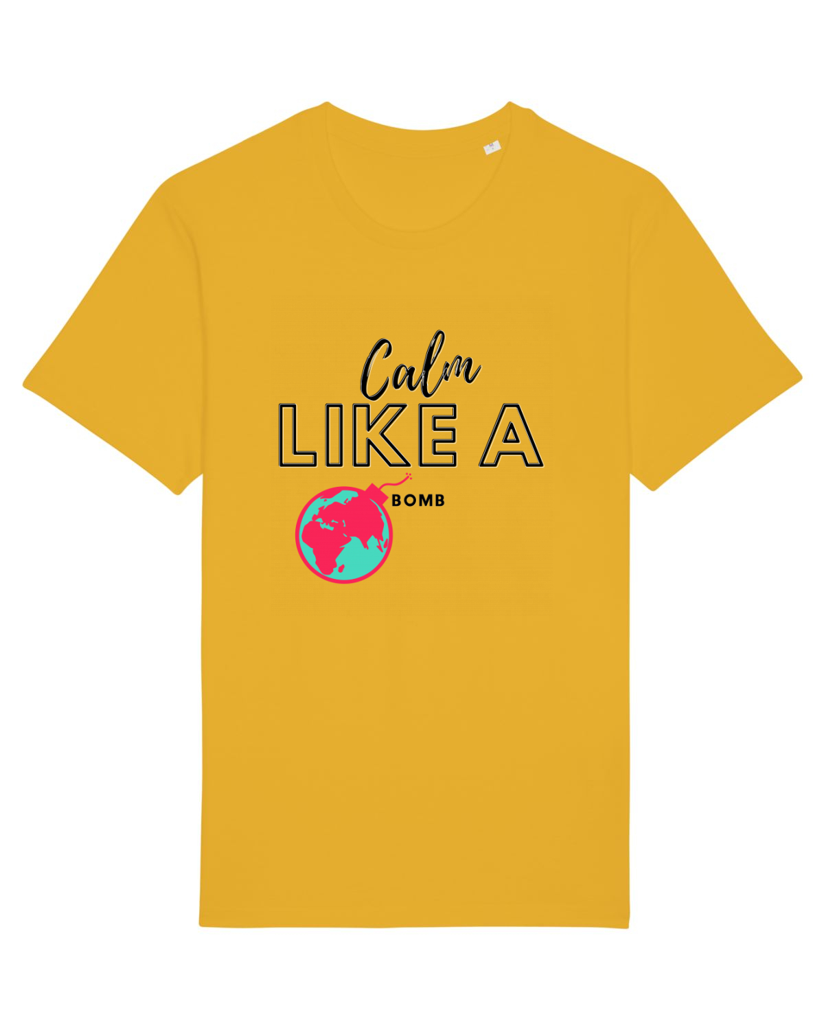 Tricou mânecă scurtă Unisex Rocker Spectra Yellow