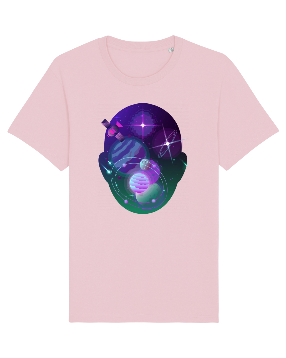 Tricou mânecă scurtă Unisex Rocker Cotton Pink