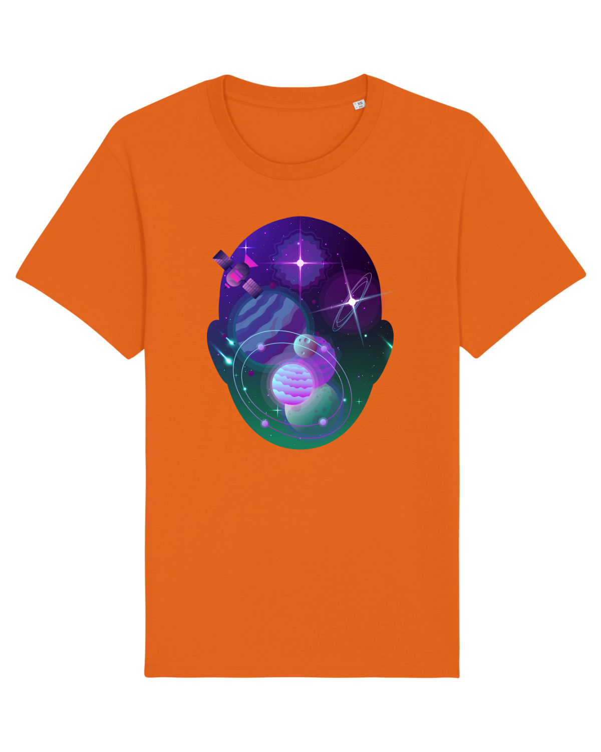 Tricou mânecă scurtă Unisex Rocker Bright Orange
