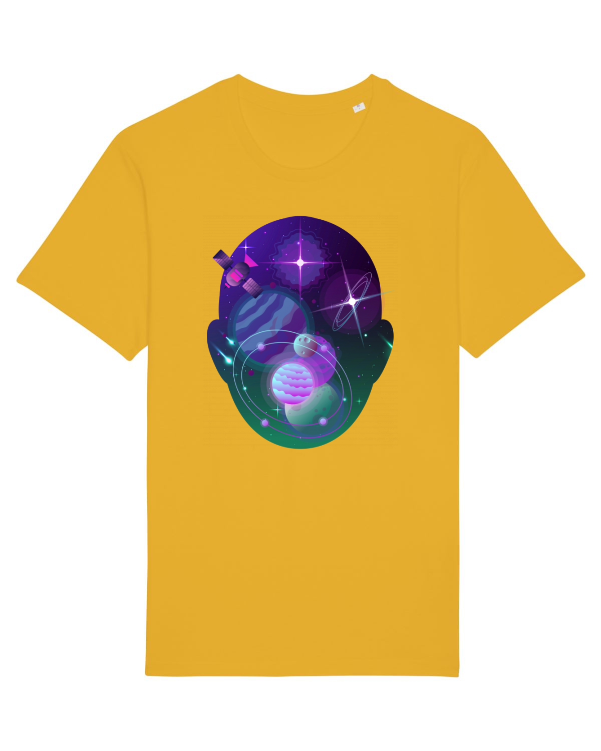 Tricou mânecă scurtă Unisex Rocker Spectra Yellow
