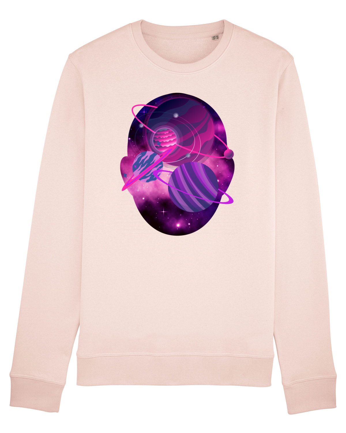 Bluză mânecă lungă Unisex Rise Candy Pink