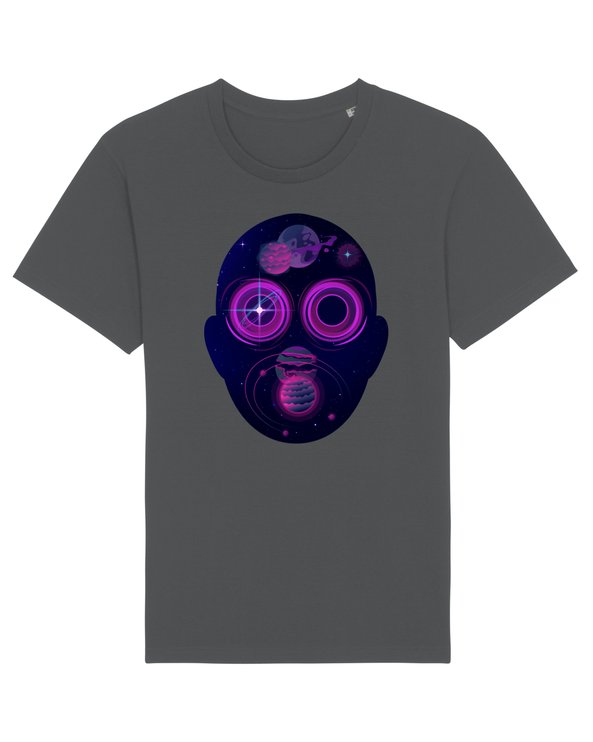 Tricou mânecă scurtă Unisex Rocker Anthracite