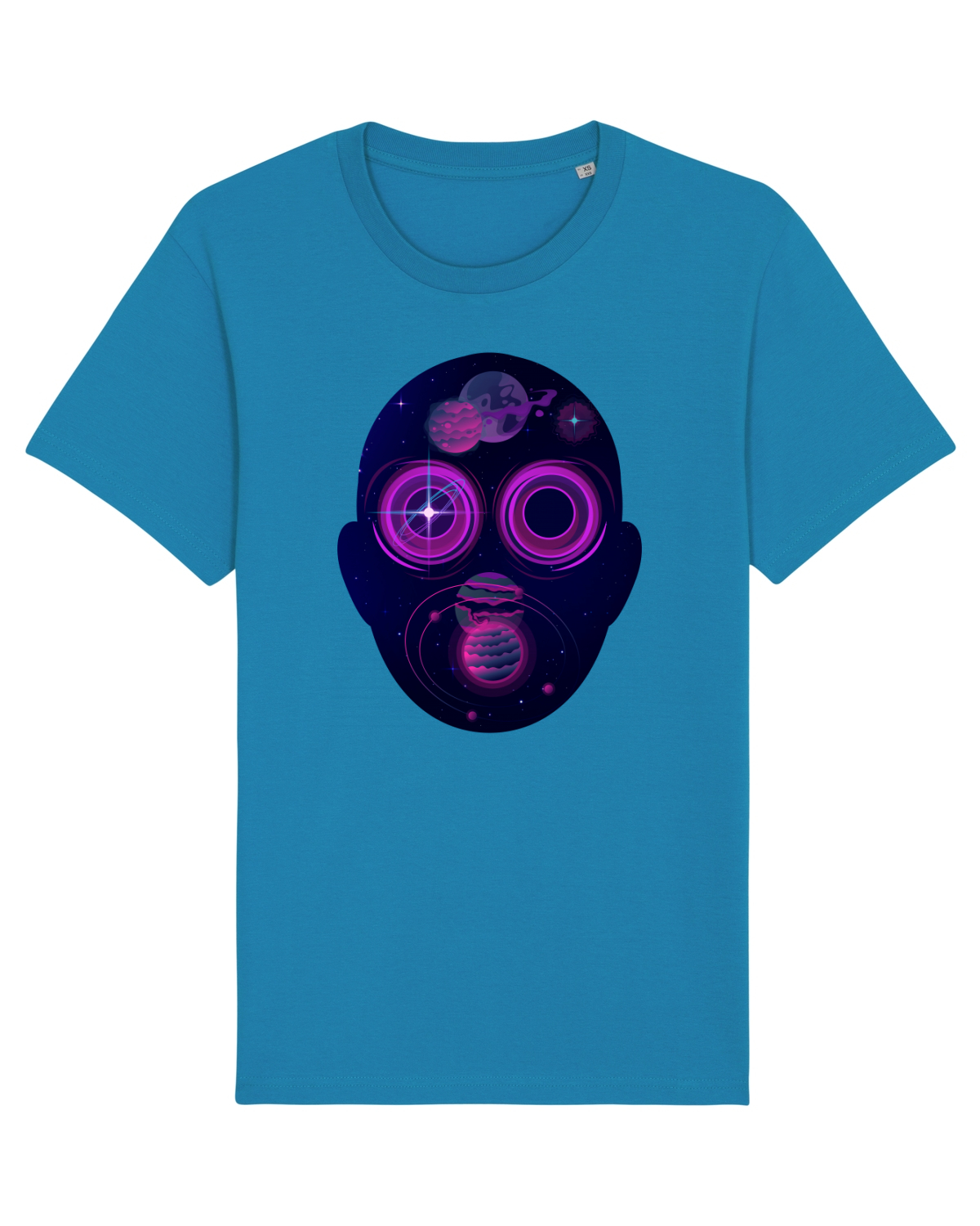 Tricou mânecă scurtă Unisex Rocker Azur