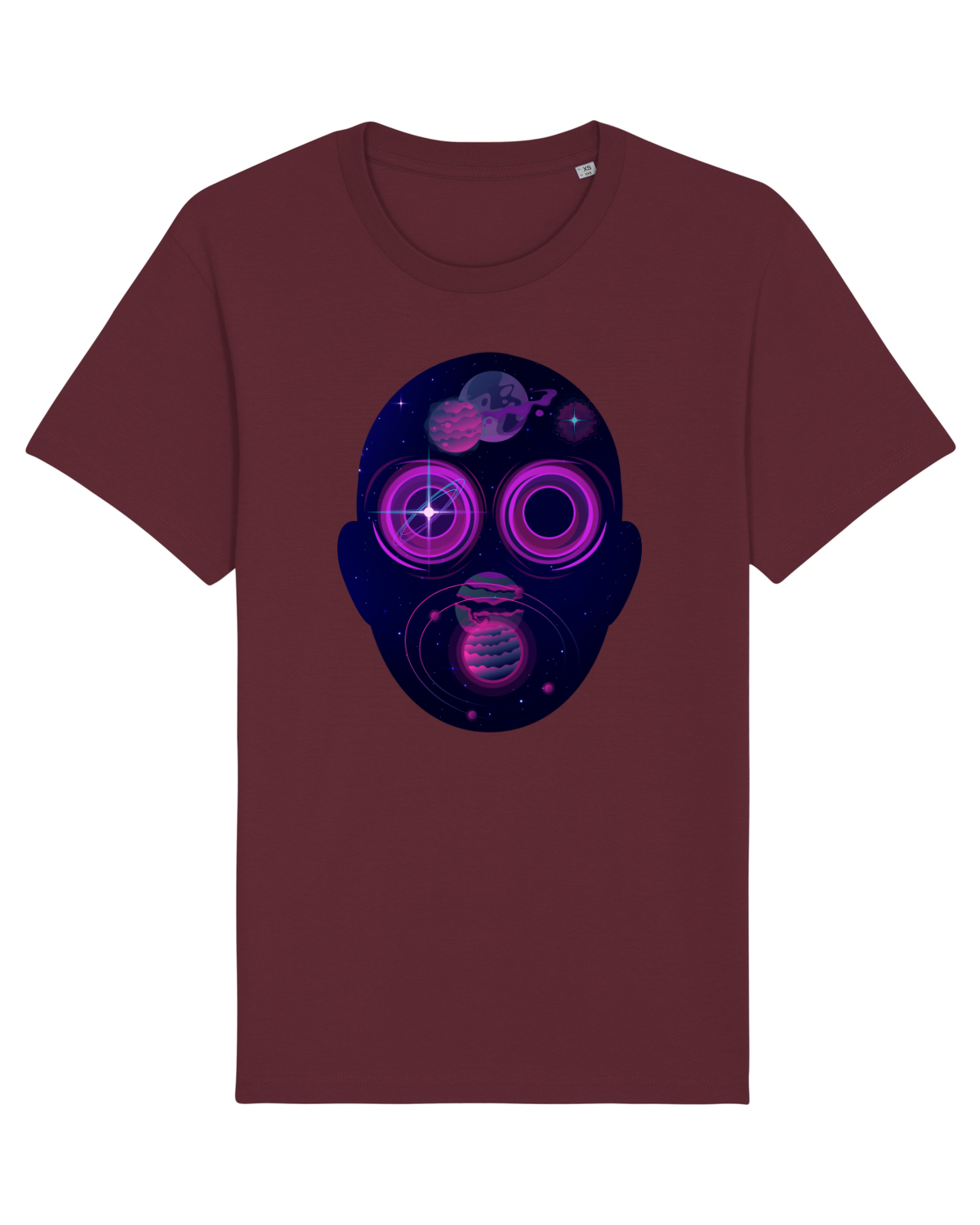 Tricou mânecă scurtă Unisex Rocker Burgundy