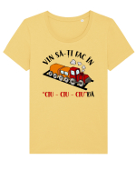 CIU-CIU-CIUda Tricou mânecă scurtă guler larg fitted Damă Expresser