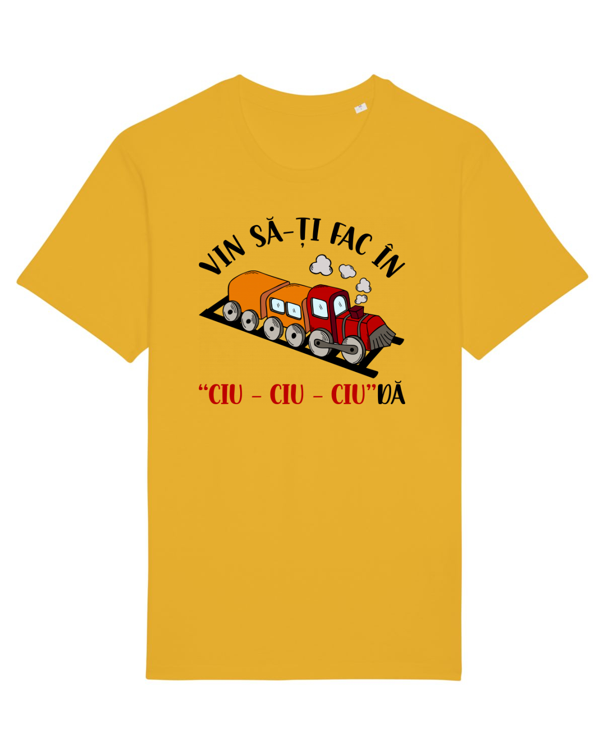 Tricou mânecă scurtă Unisex Rocker Spectra Yellow