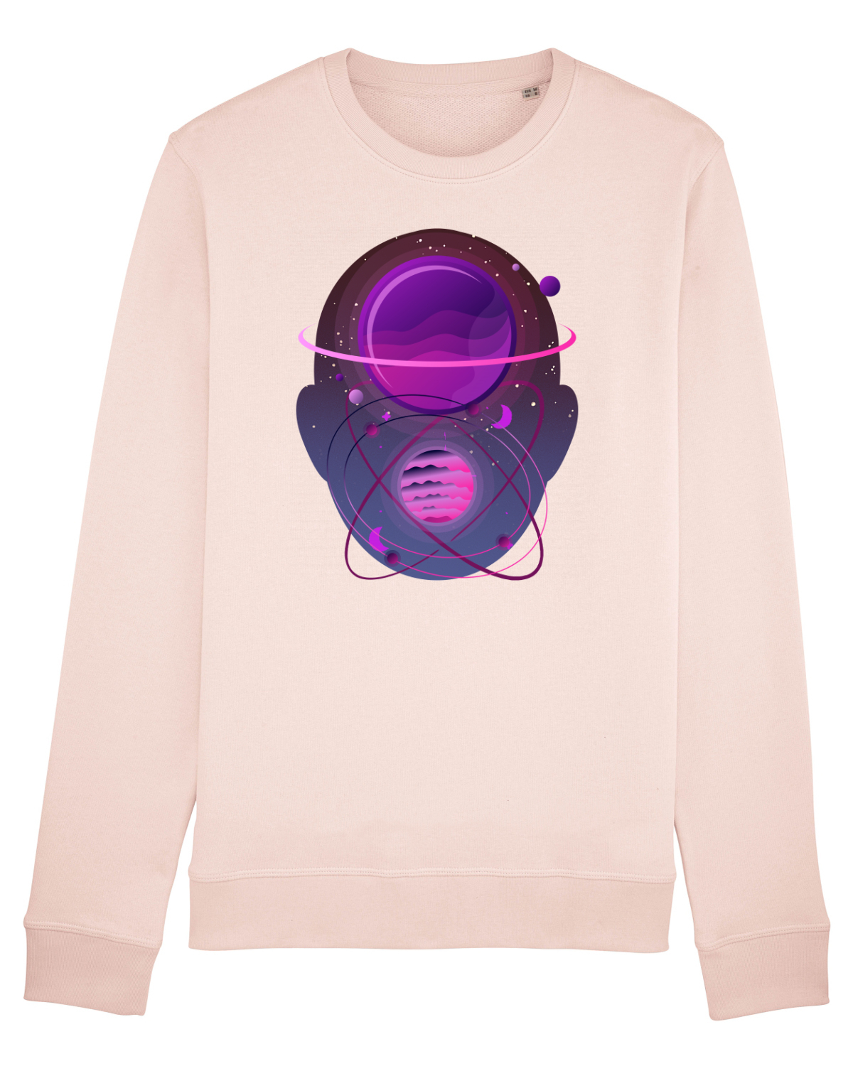 Bluză mânecă lungă Unisex Rise Candy Pink