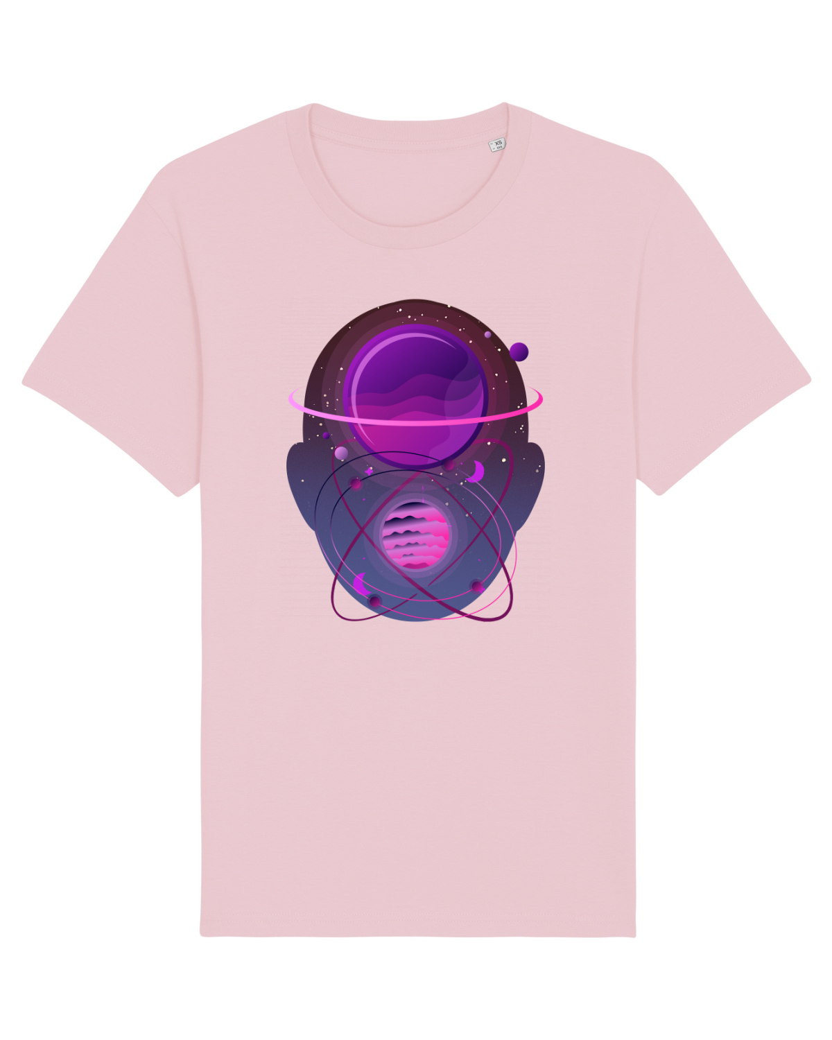 Tricou mânecă scurtă Unisex Rocker Cotton Pink