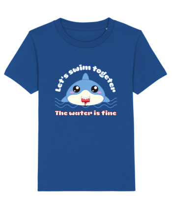 Funny Kawaii Shark Majorelle Blue