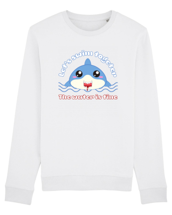 Funny Kawaii Shark White