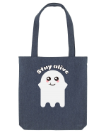 Funny Kawaii Ghost Sacoșă textilă