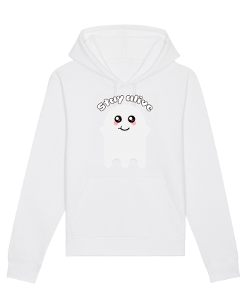Funny Kawaii Ghost White