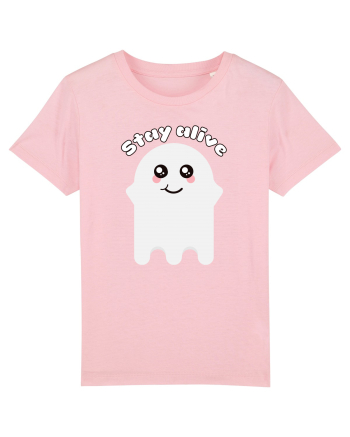 Funny Kawaii Ghost Cotton Pink