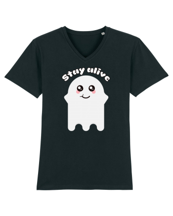 Funny Kawaii Ghost Black