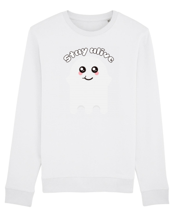 Funny Kawaii Ghost White
